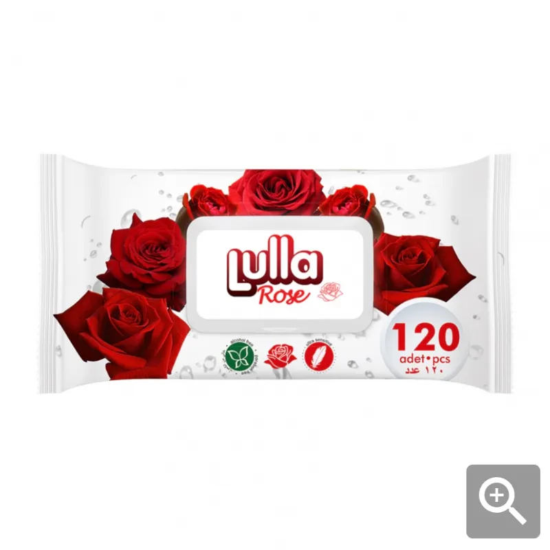 toallitas con fragancia de rosa Lulla.
