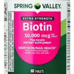 Biotin Spring Valley 10000mcg 