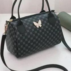 Cartera Negra Mariposa