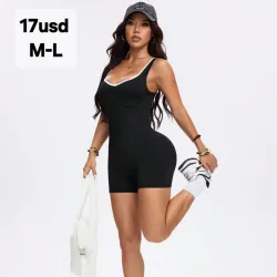 Conjunto deportivo Mujer Negro 