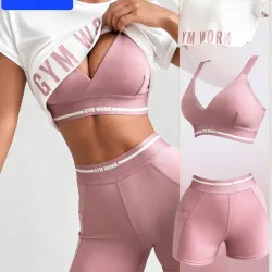 Conjunto Rosa 3 Piezas