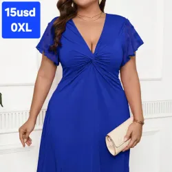 Vestido azul eléctricos 