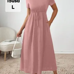 Vestido Largo Tipo Pullover 