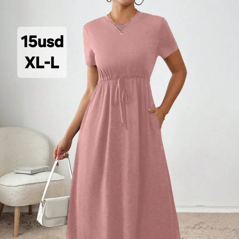 Vestido Largo tipo Pullover