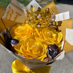 3 Rosas con 🍬👑