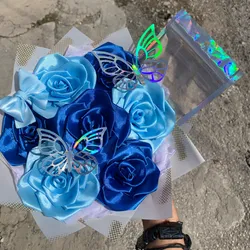 7 rosas con 🦋+🎀