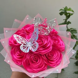 8 Rosas con 🦋👑