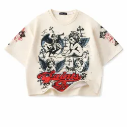 Ángeles negros con alas azul