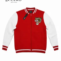 Chaqueta blanca y roja
