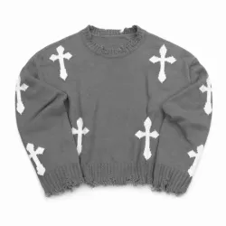 Gris con cruces