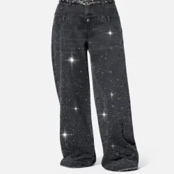 Gris oscuro con perlas