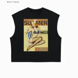 Negra con mujer en bikini