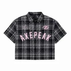 Negra cuadro letras rosa