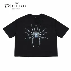 Negro con araña y perlas