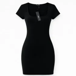 Vestido negro Fashion Nova