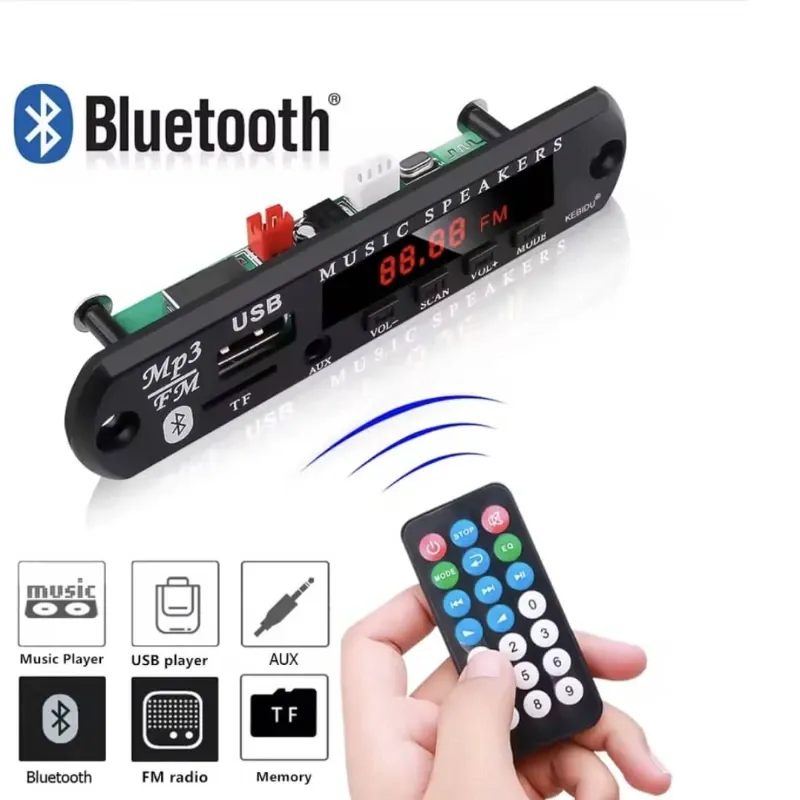 Módulo Reproductor Bluetooth Sin Amplificador