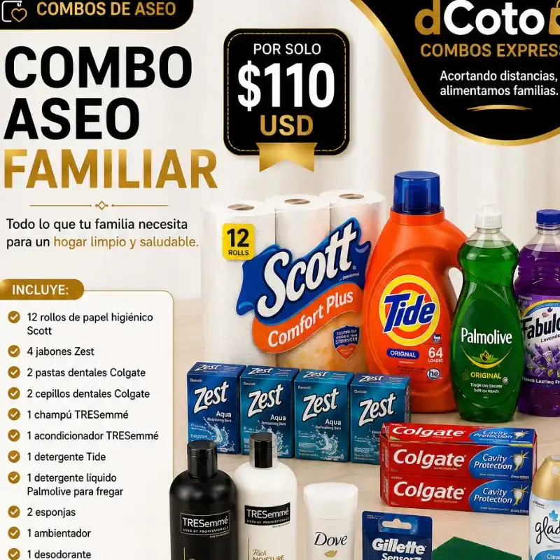 Combo de Aseo familiar