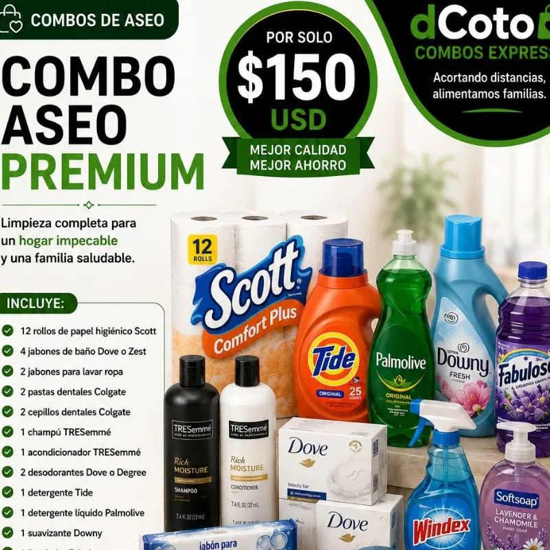 Combo de aseo premium