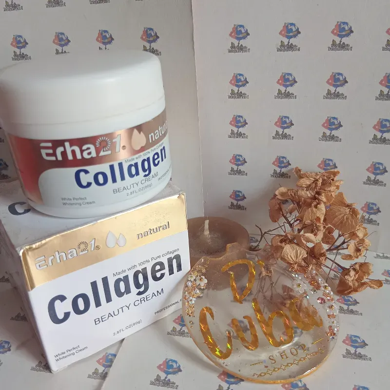 Crema blanqueadora de colageno