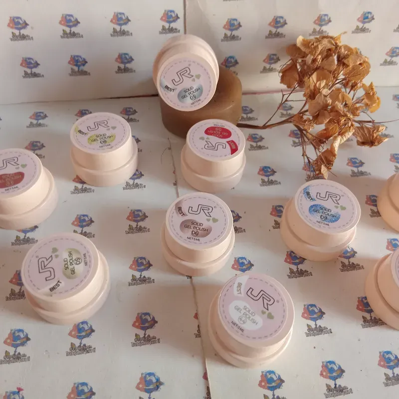 Gel solido en colores