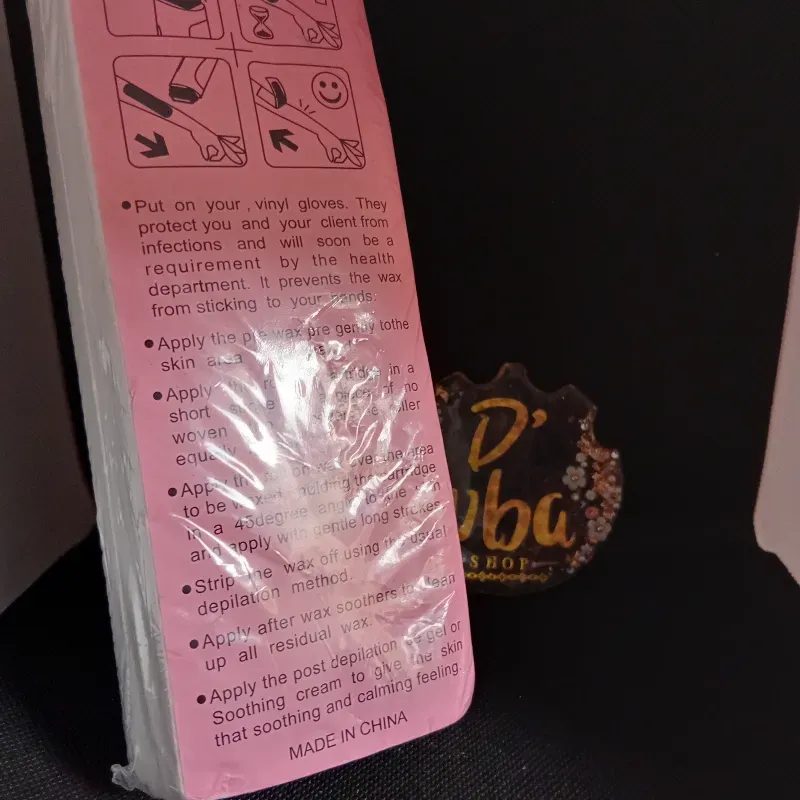 Paquete de papel para depilación