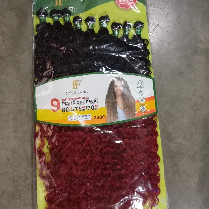 Paquetes de 9 cortinas de cabello 