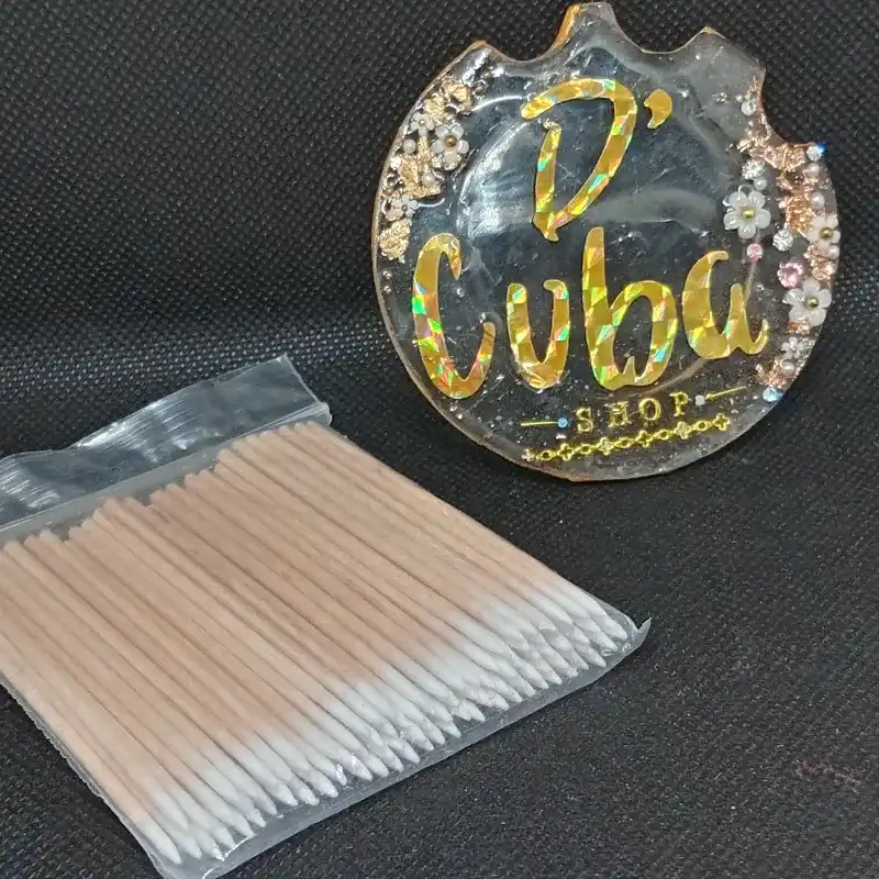 Paquetes de palillos con algodon
