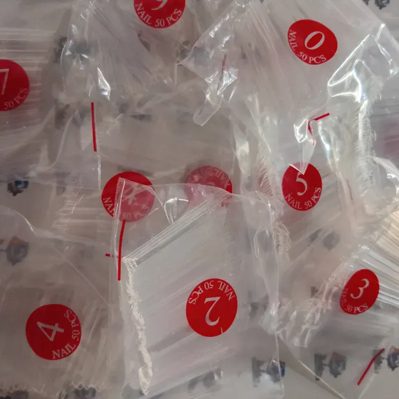 Paquetes de uñas por numeros 