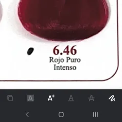Rojo puro intenso 6.46