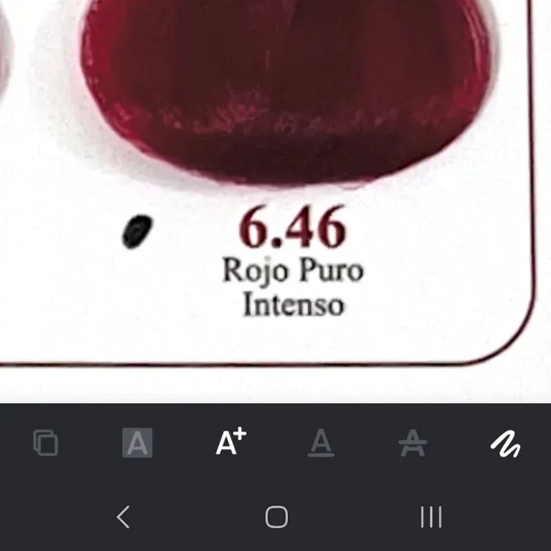 Rojo puro intenso 6.46