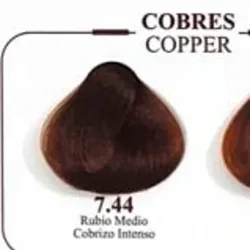 Rubio cobrizo intenso 7.44