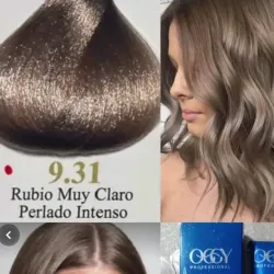 Rubio muy claro perlado intenso 9.31