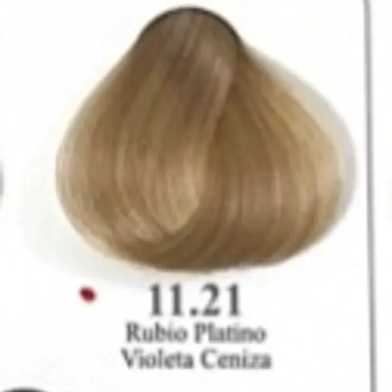 Rubio platino violeta ceniza