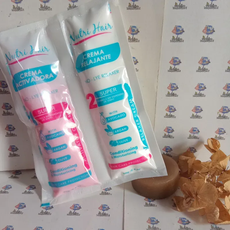 Sobres de crema desrizadora 