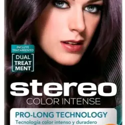 Tinte stereo castaño borgoña 4RF