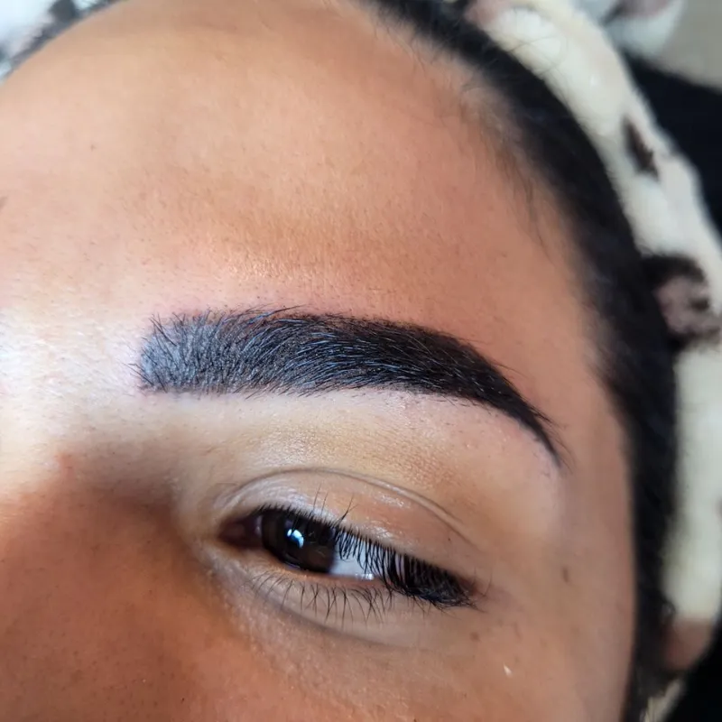 Efecto polvo o maquillaje (Powder Brown)