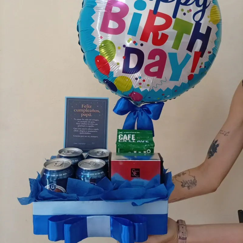 Bandeja azul 