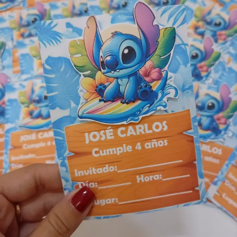 Invitación Stich tropical