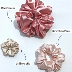 Maxi scrunchies de satin