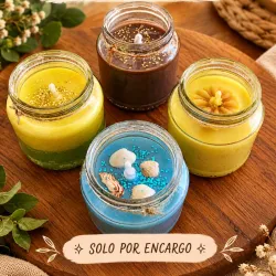 Velas personalizables