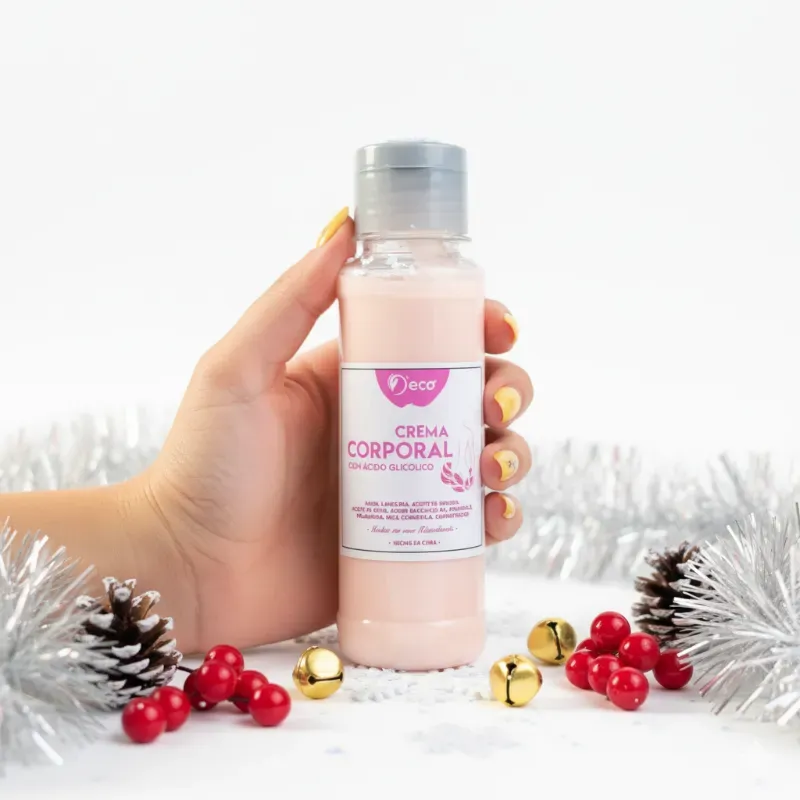 Crema corporal con acido glicolico 