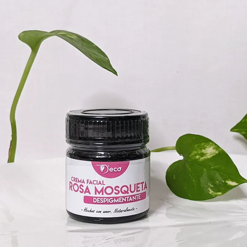 Crema despigmentante con rosa mosqueta 