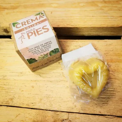 Crema solida para pies