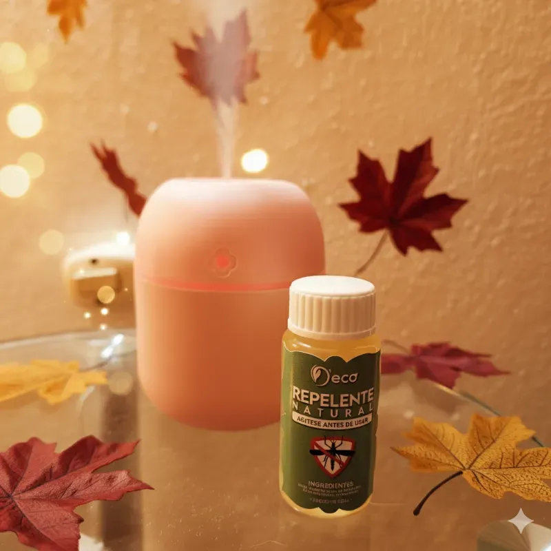 Humidificador + aceite repelente de mosquitos 