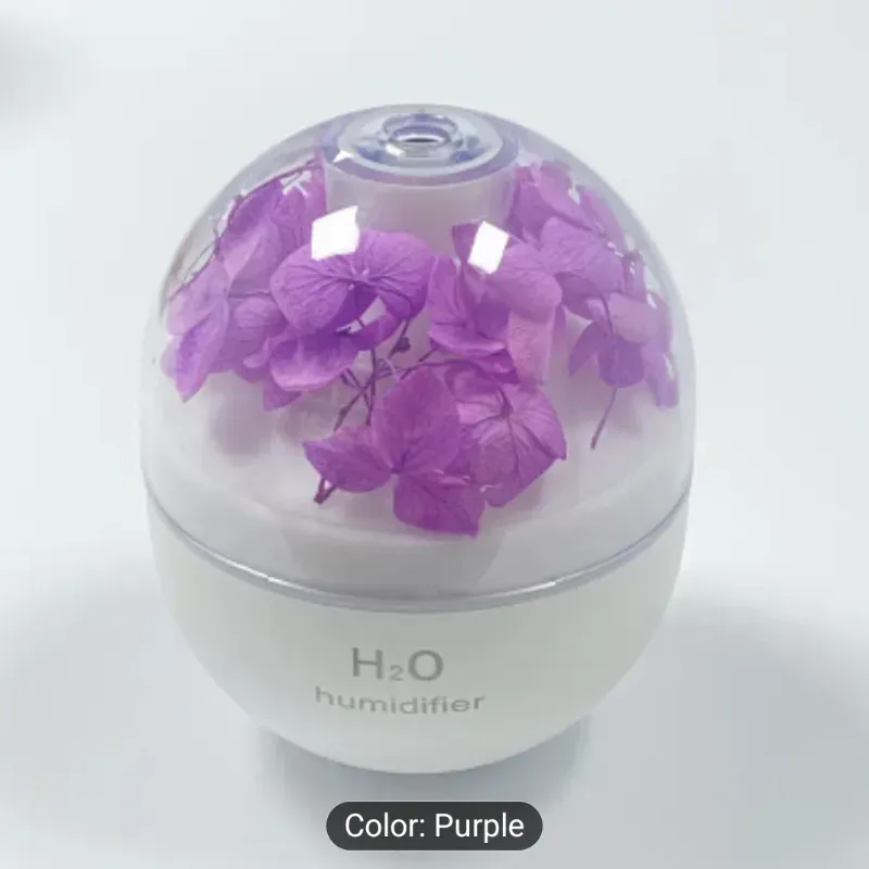 Humidificador flores y 6 fragancias 
