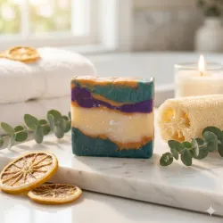 Jabón artesano aura dorada