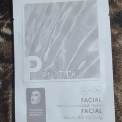 Mascarilla facial de peptidos