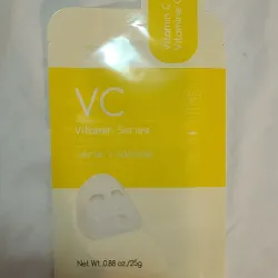 Mascarilla facial de vitamina C 