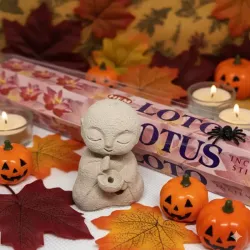 Portainciensos "Buda" + estuche de inciensos de 20 unidades