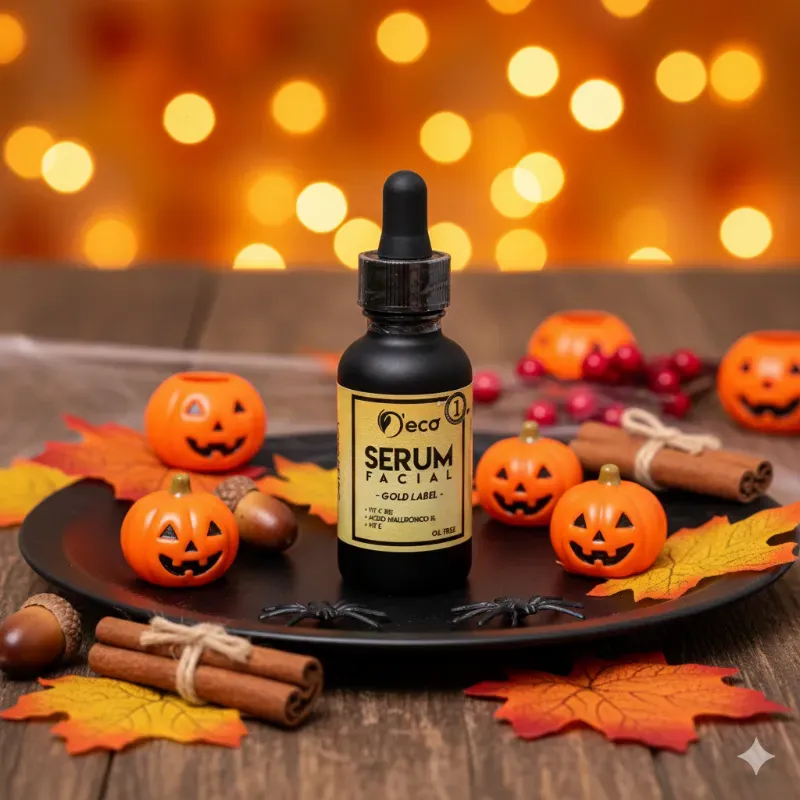 Sérum facial de vitamina c y ácido hialurónico